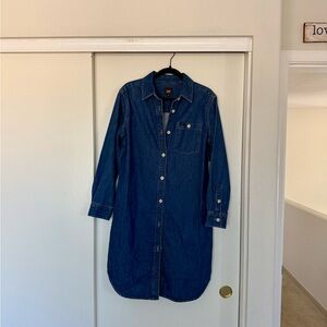 Lee Blue Denim Midi Dress